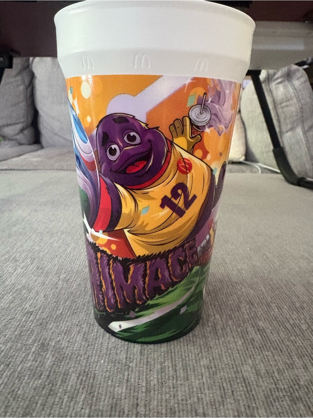 McDonald's Grimace FIFA Cup Collectible